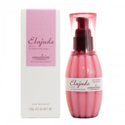 Milbon 護髮素 護髮精油 Erujuda Emulsion 免洗保濕護髮精華乳液120g (粉色)