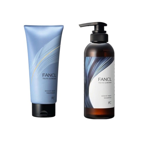 FANCL Tsuya Goromo 礦物質修護套裝 ( 洗頭水350ml + 護髮素 250g ) 